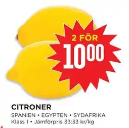 Willys CITRONER erbjuda