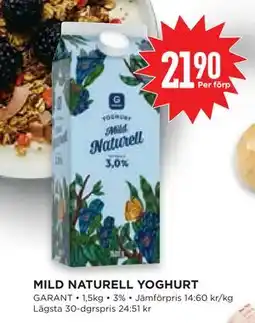 Willys Hemma MILD NATURELL YOGHURT erbjuda