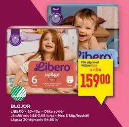 Willys Hemma BLÖJOR, Medlemspris erbjuda