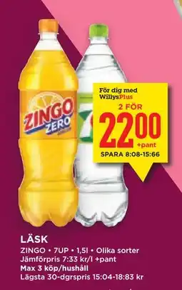 Willys Hemma LÄSK, Medlemspris erbjuda