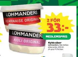 Coop Daglivs Kylda såser, Medlemspris erbjuda