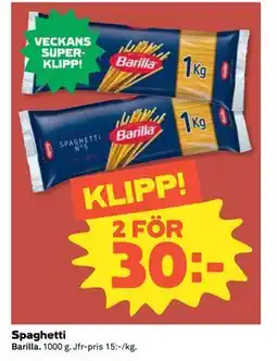 Coop Daglivs Spaghetti erbjuda