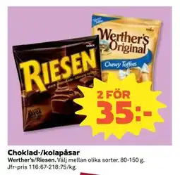 Coop Daglivs Choklad-/kolapåsar erbjuda