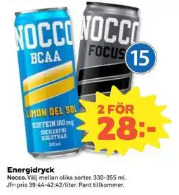 Coop Daglivs Energidryck erbjuda