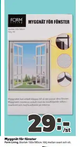 Coop Daglivs Myggnät för fönster erbjuda
