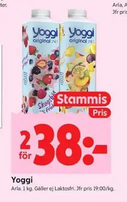 ICA Kvantum Yoggi, Medlemspris erbjuda