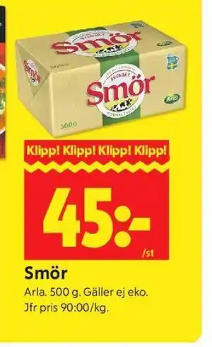 ICA Kvantum Smör erbjuda