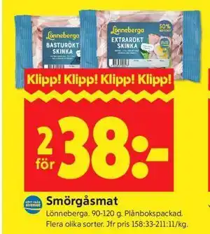 ICA Kvantum Smörgåsmat erbjuda