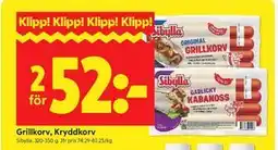 ICA Kvantum Grillkorv, Kryddkorv erbjuda