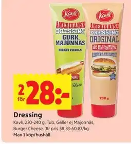 ICA Kvantum Dressing erbjuda