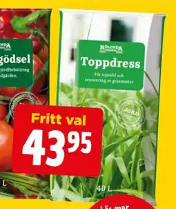 Jem&Fix TOPPDRESS erbjuda