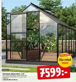 Jem&Fix VÄXTHUS VENUS 5000 - 5 M² erbjuda
