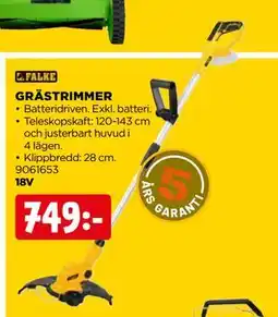 Jem&Fix GRÄSTRIMMER erbjuda