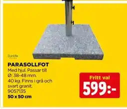 Jem&Fix PARASOLLFOT erbjuda