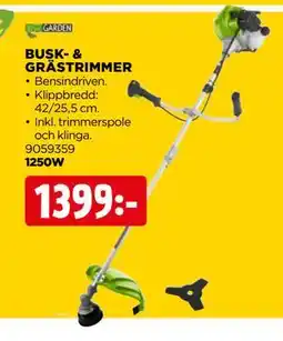 Jem&Fix BUSK- & GRÄSTRIMMER erbjuda