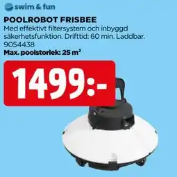 Jem&Fix POOLROBOT FRISBEE erbjuda