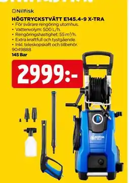 Jem&Fix HÖGTRYCKSTVÄTT E145.4-9 X-TRA erbjuda