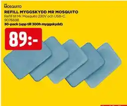 Jem&Fix REFILL MYGGSKYDD MR MOSQUITO erbjuda