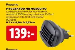 Jem&Fix MYGGSKYDD MR MOSQUITO erbjuda
