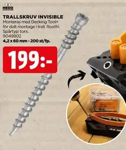 Jem&Fix TRALLSKRUV INVISIBLE erbjuda