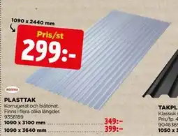 Jem&Fix PLASTTAK erbjuda