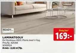 Jem&Fix LAMINATGOLV Ek Montreux K651 erbjuda