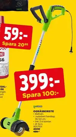 Jem&Fix OGRÄSBORSTE erbjuda