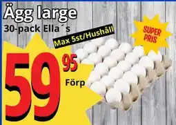 Supergrossen Ägg large erbjuda