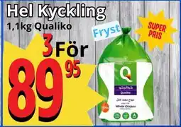 Supergrossen Hel Kyckling Qualiko erbjuda