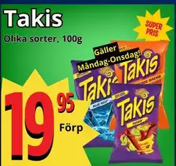 Supergrossen Takis erbjuda