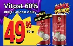 Supergrossen Vitost 60% erbjuda