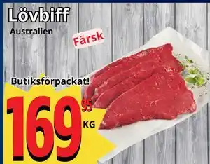 Supergrossen Lövbiff erbjuda