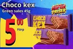 Supergrossen Choco kex erbjuda