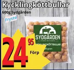 Supergrossen Kycklingköttbullar erbjuda
