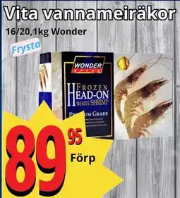 Supergrossen Vita vannameiräkor erbjuda