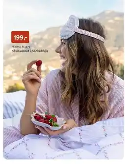 Hemtex Home Heart påslakanset i bäckebölja erbjuda