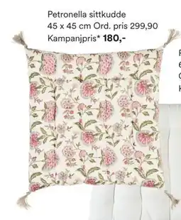 Hemtex Petronella sittkudde erbjuda