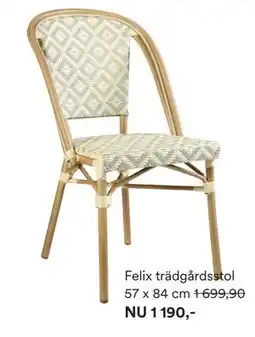 Hemtex Felix trädgårdsstol erbjuda