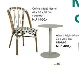 Hemtex Celine trädgårdsstol erbjuda
