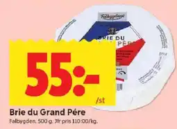 ICA Kvantum Falbygden Brie du Grand Pére erbjuda