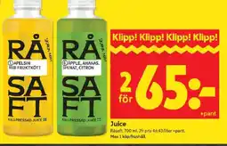 ICA Kvantum Råsaft Juice erbjuda