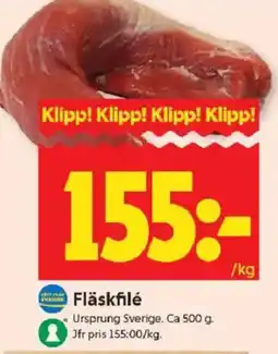 ICA Kvantum Fläskfilé erbjuda