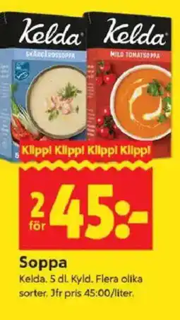 ICA Kvantum Kelda Soppa erbjuda