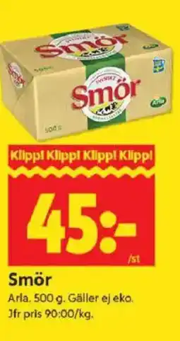 ICA Kvantum Arla Smör erbjuda