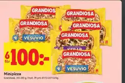 ICA Kvantum Grandiosa Minipizza erbjuda