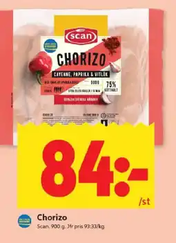 ICA Kvantum Scan Chorizo erbjuda
