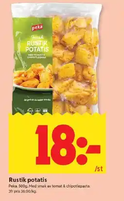 ICA Kvantum Peka Rustik potatis erbjuda