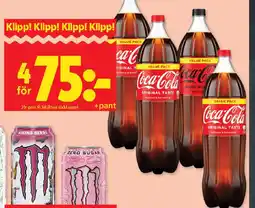 ICA Kvantum Coca-Cola Läsk erbjuda