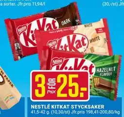 ÖoB NESTLÉ KITKAT STYCKSAKER erbjuda