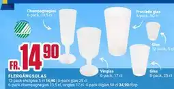 ÖoB FLERGÅNGSGLAS erbjuda